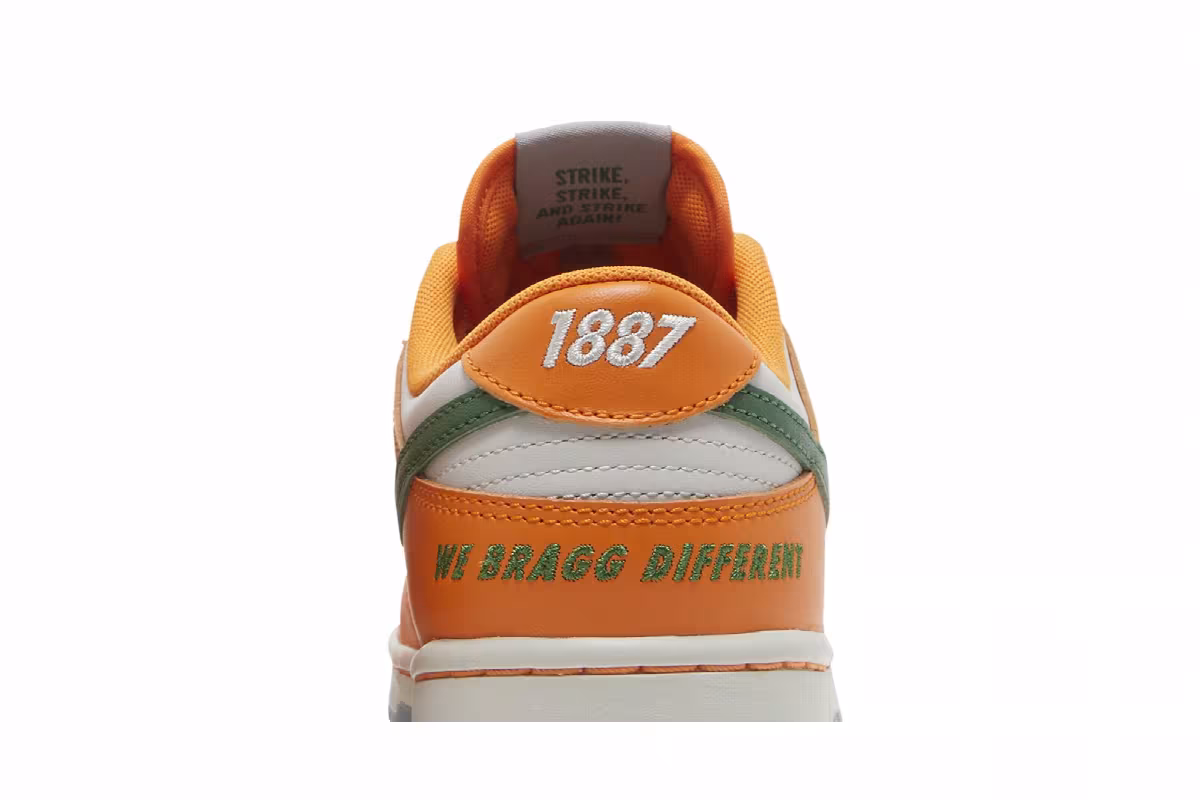 Florida A&M University x Nike Dunk Low Rattlers, view 8