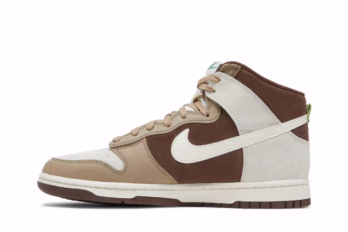 Nike Dunk High Light Chocolate, view 4