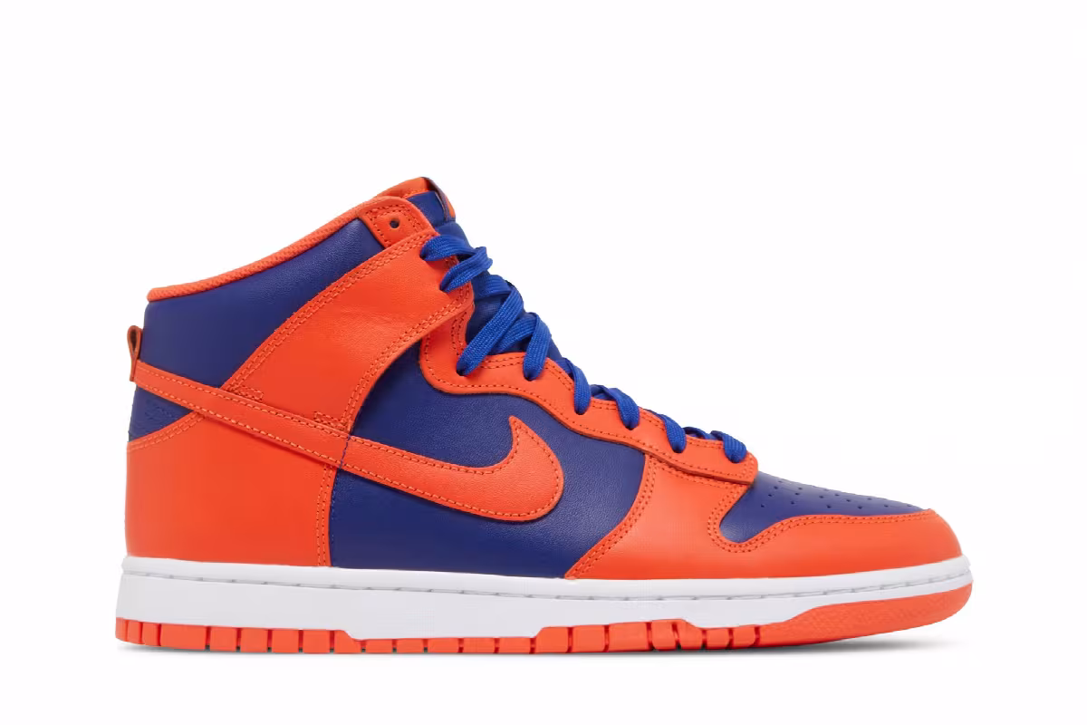 Nike Dunk High Knicks, view 2