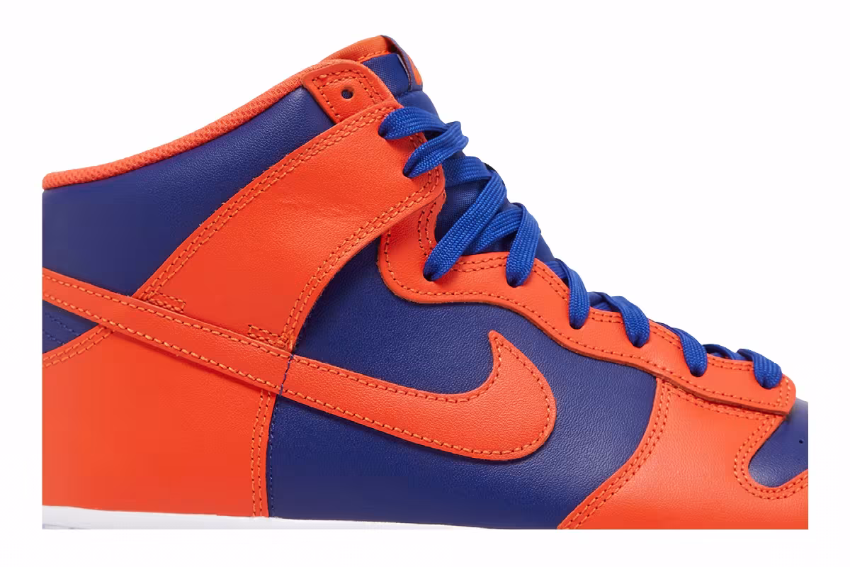 Nike Dunk High Knicks, view 3