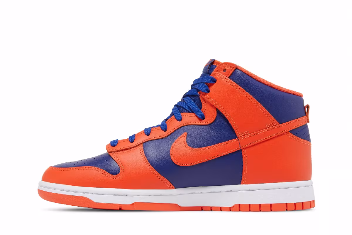 Nike Dunk High Knicks, view 4