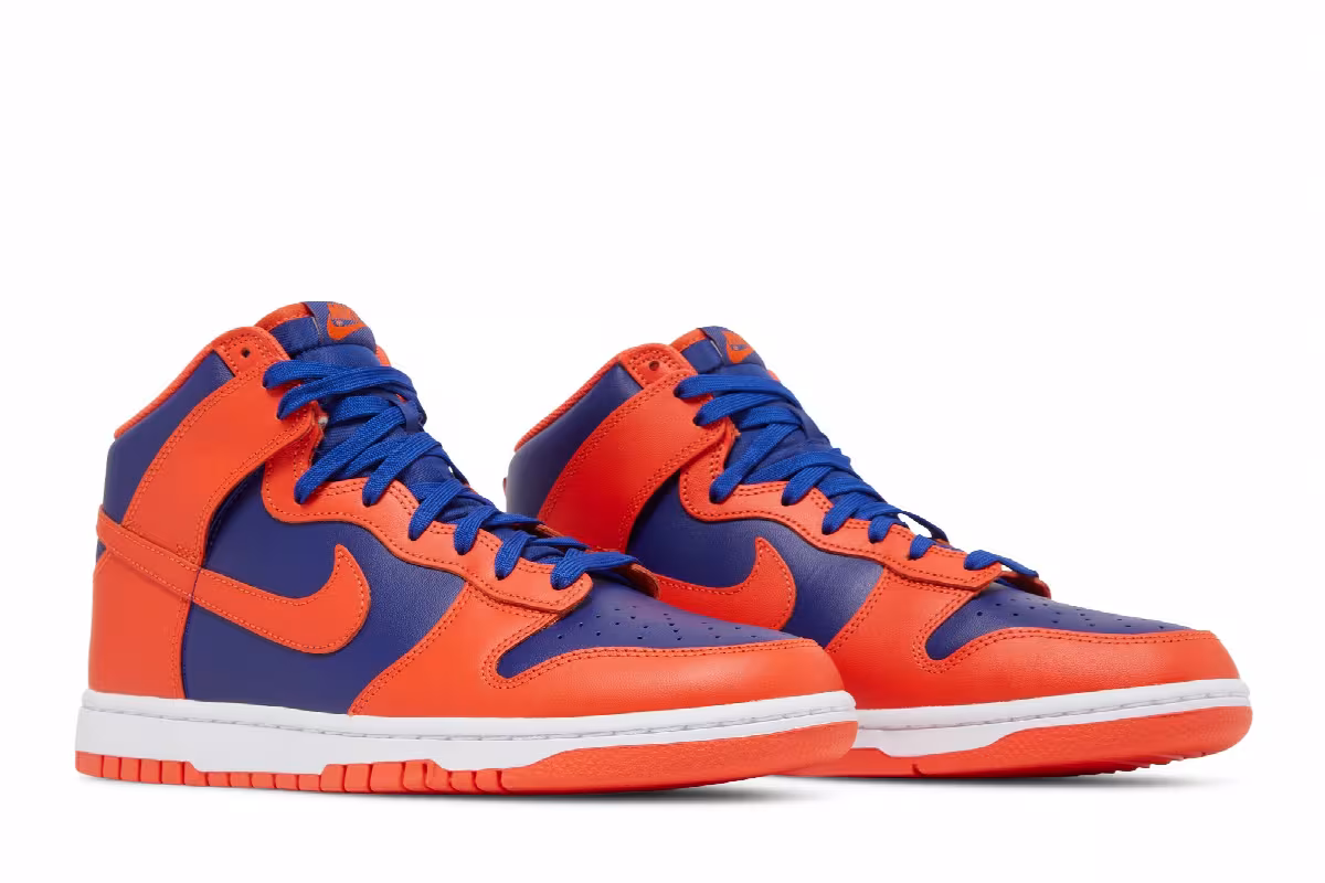 Nike Dunk High Knicks, view 9