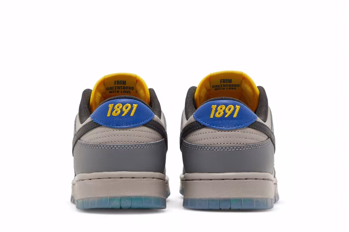 North Carolina A&T State x Nike Dunk Low Aggies, view 7