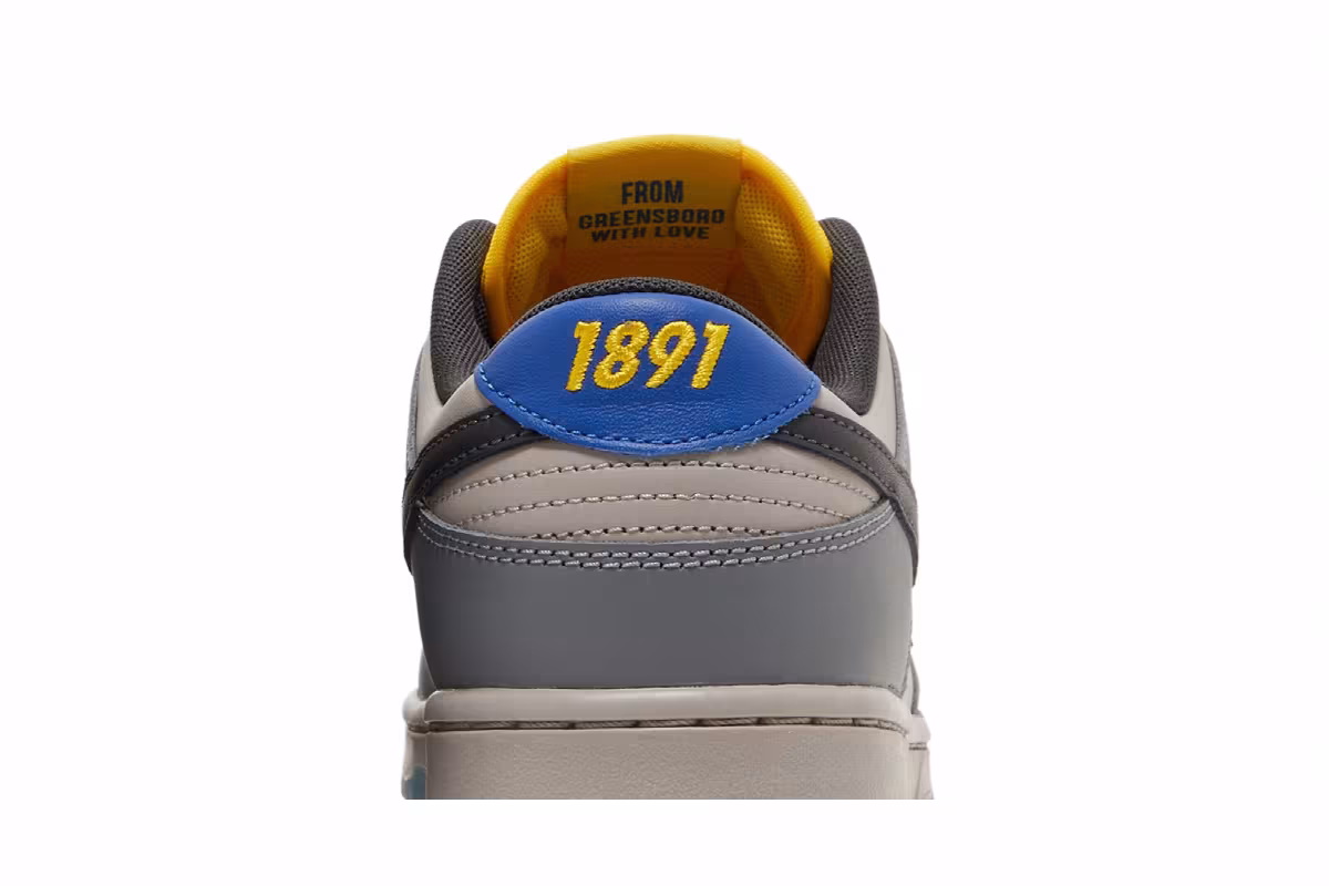 North Carolina A&T State x Nike Dunk Low Aggies, view 8