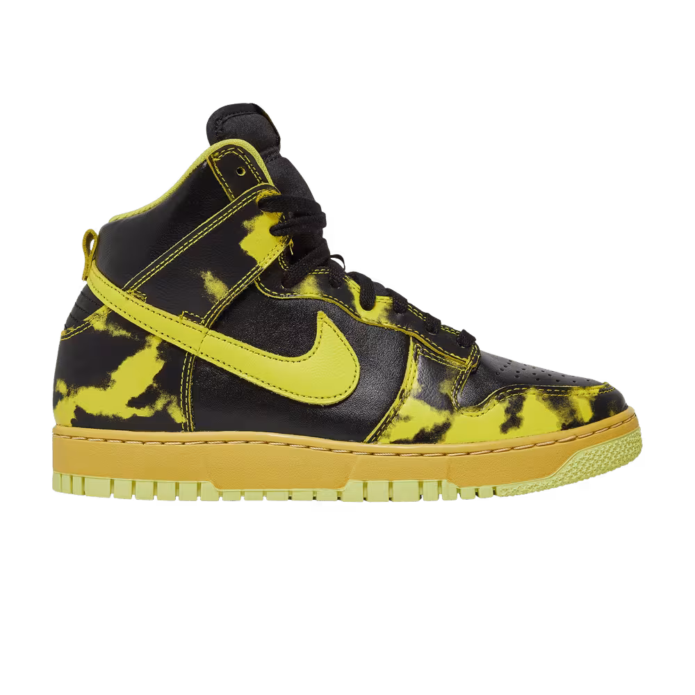 Nike Dunk High 1985 Yellow Acid Wash