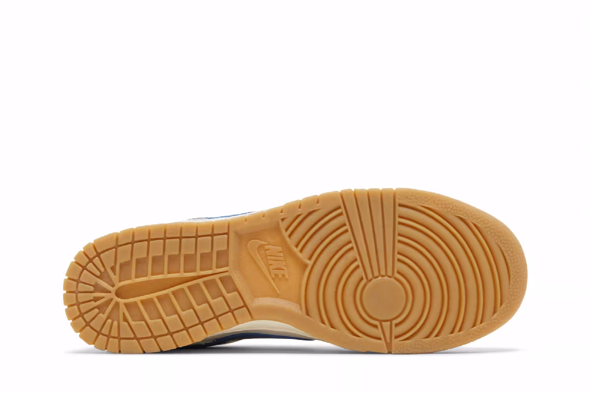 Nike Dunk Low SE Sail Game Royal Gum, view 5