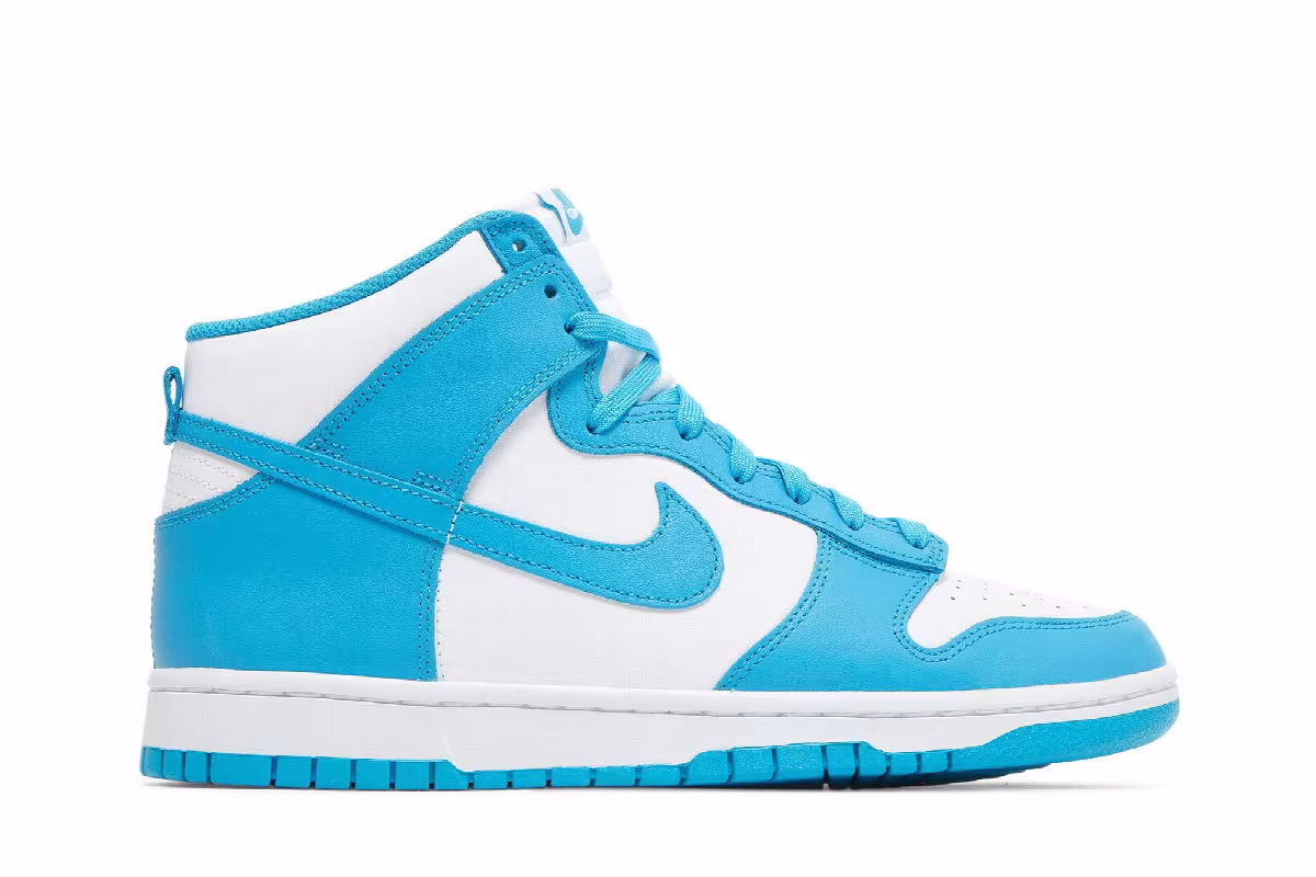Nike Dunk High Laser Blue, view 2