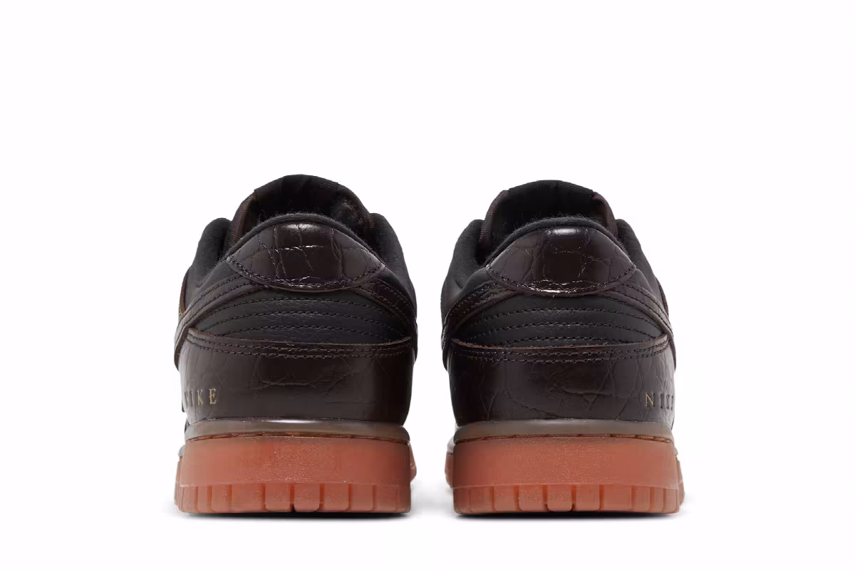 Nike Dunk Low SE Chocolate Croc, view 7