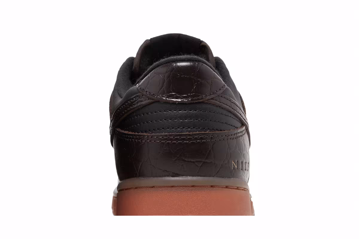 Nike Dunk Low SE Chocolate Croc, view 8