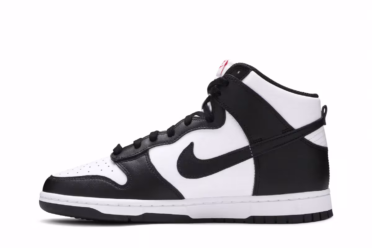 Nike Dunk High Black White, view 4