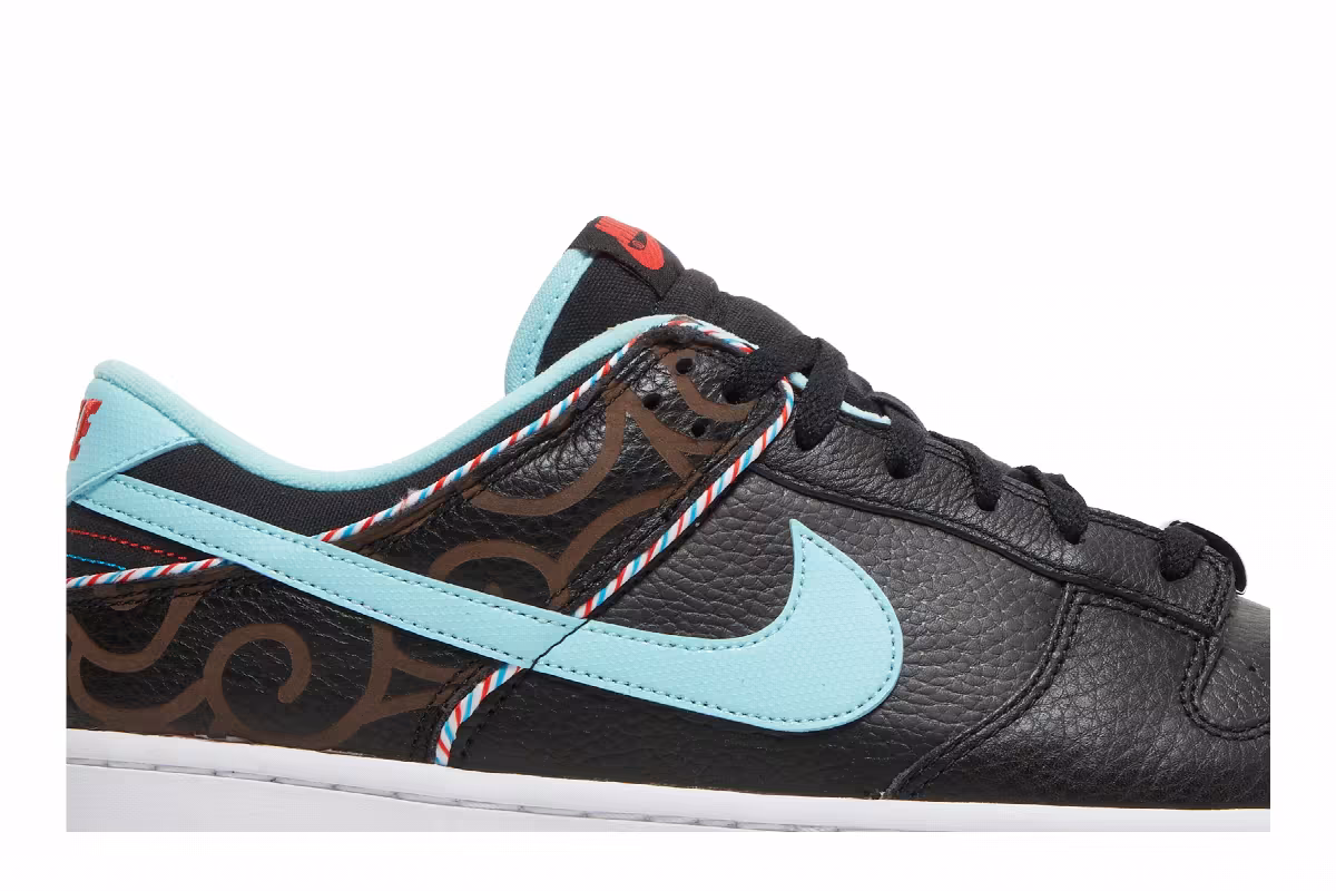 Nike Dunk Low SE Barber Shop - Black, view 3