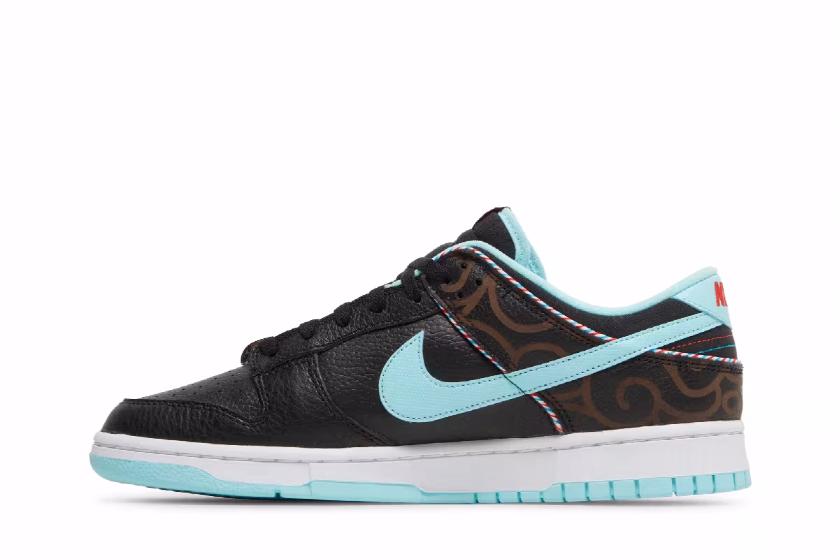 Nike Dunk Low SE Barber Shop - Black, view 4