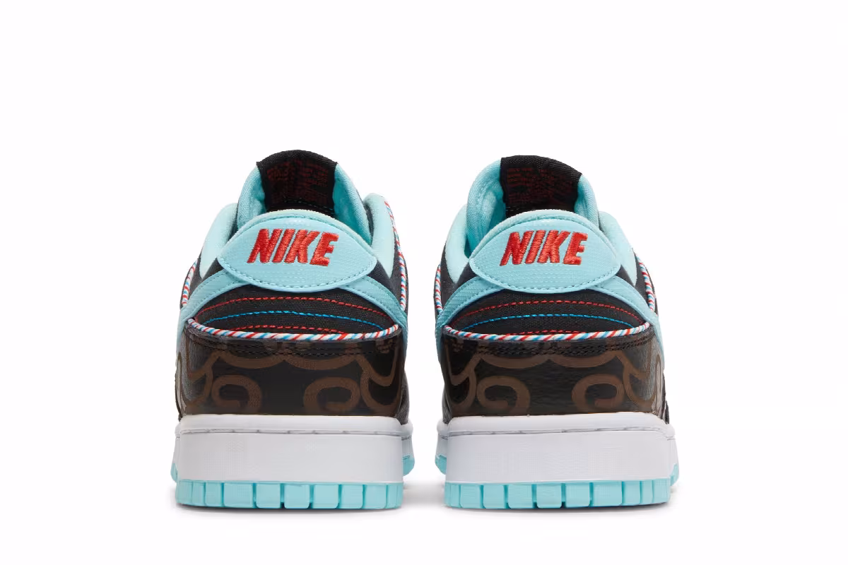 Nike Dunk Low SE Barber Shop - Black, view 7