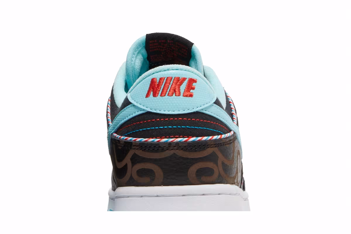 Nike Dunk Low SE Barber Shop - Black, view 8