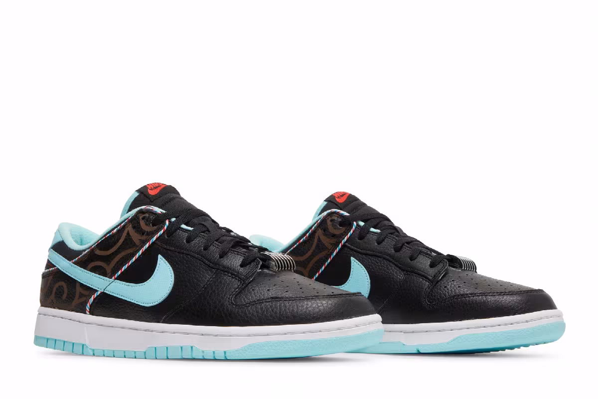 Nike Dunk Low SE Barber Shop - Black, view 9