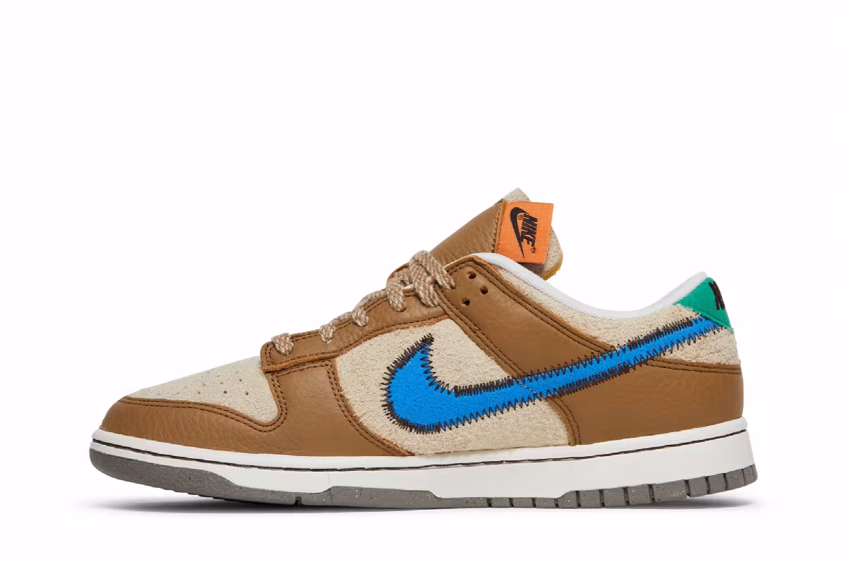size? x Nike Dunk Low Dark Driftwood, view 4