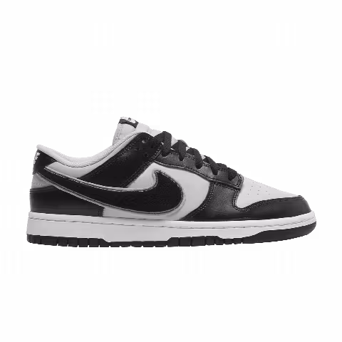 Nike Dunk Low 'Chenille Swoosh - Black Grey Fog'