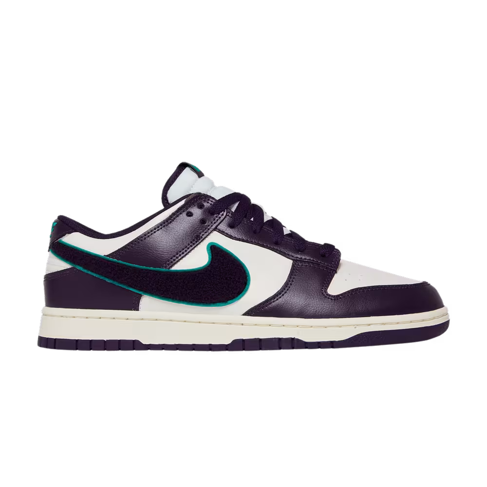Nike Men's Dunk Low Chenille Swoosh - Grand Purple