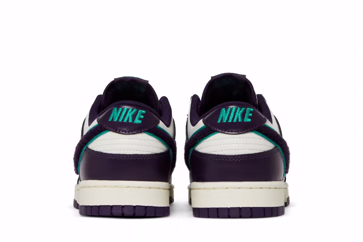 Nike Men's Dunk Low Chenille Swoosh - Grand Purple, view 7