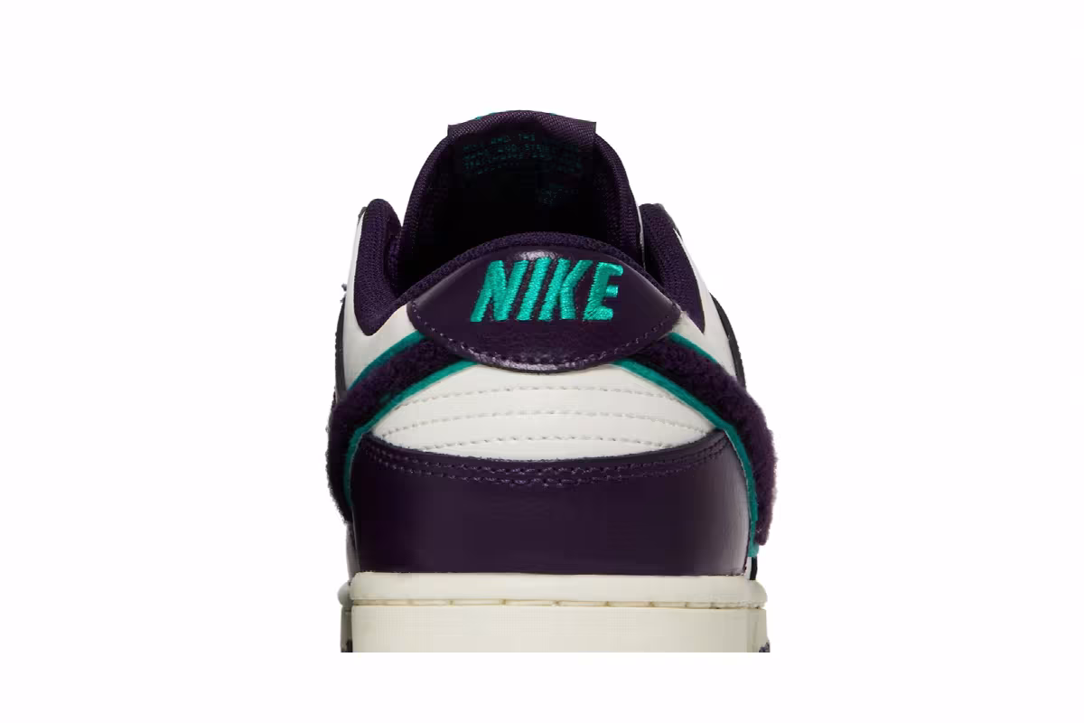 Nike Men's Dunk Low Chenille Swoosh - Grand Purple, view 8