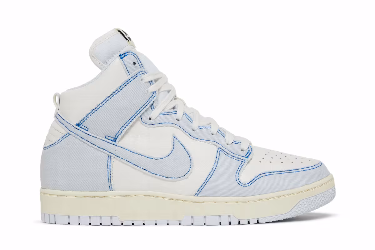 Nike Dunk High 1985 Blue Denim, view 2