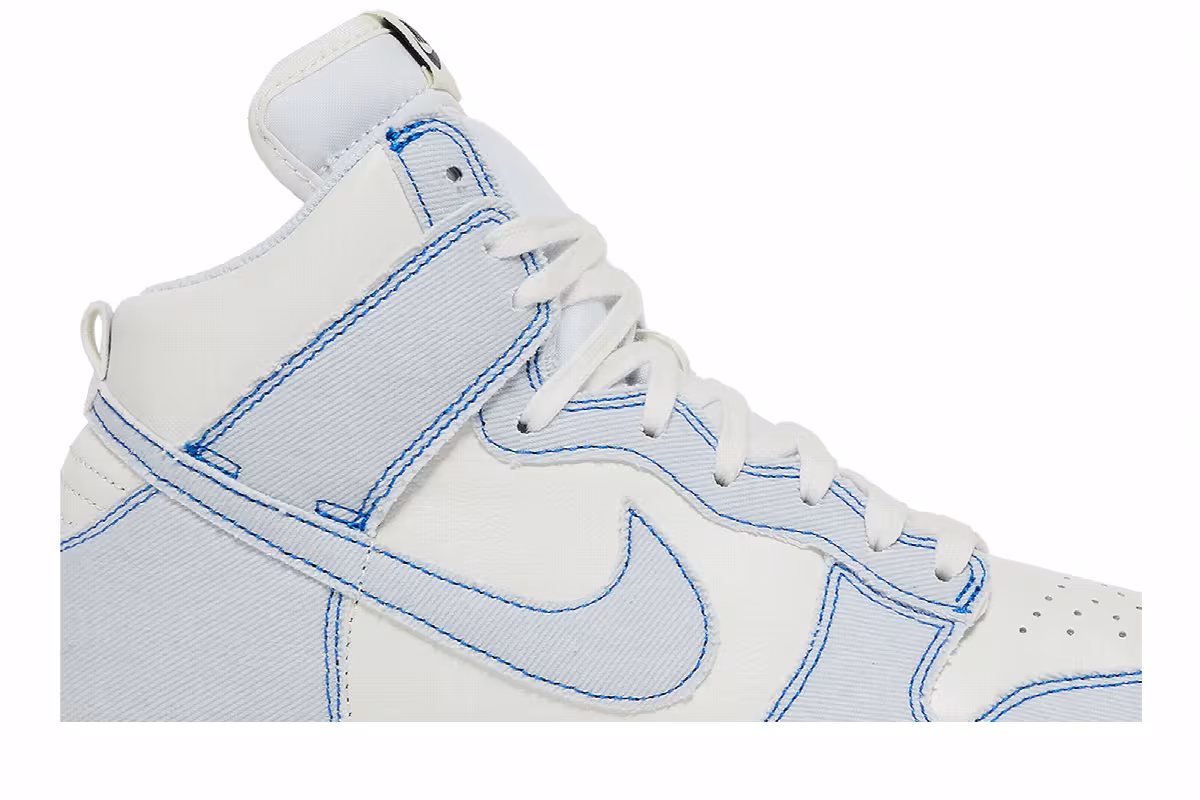 Nike Dunk High 1985 Blue Denim, view 3