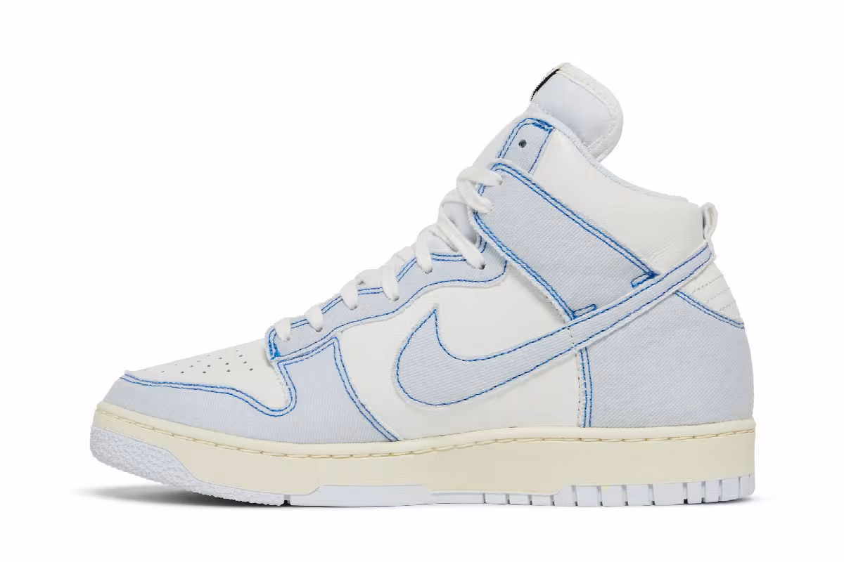 Nike Dunk High 1985 Blue Denim, view 4