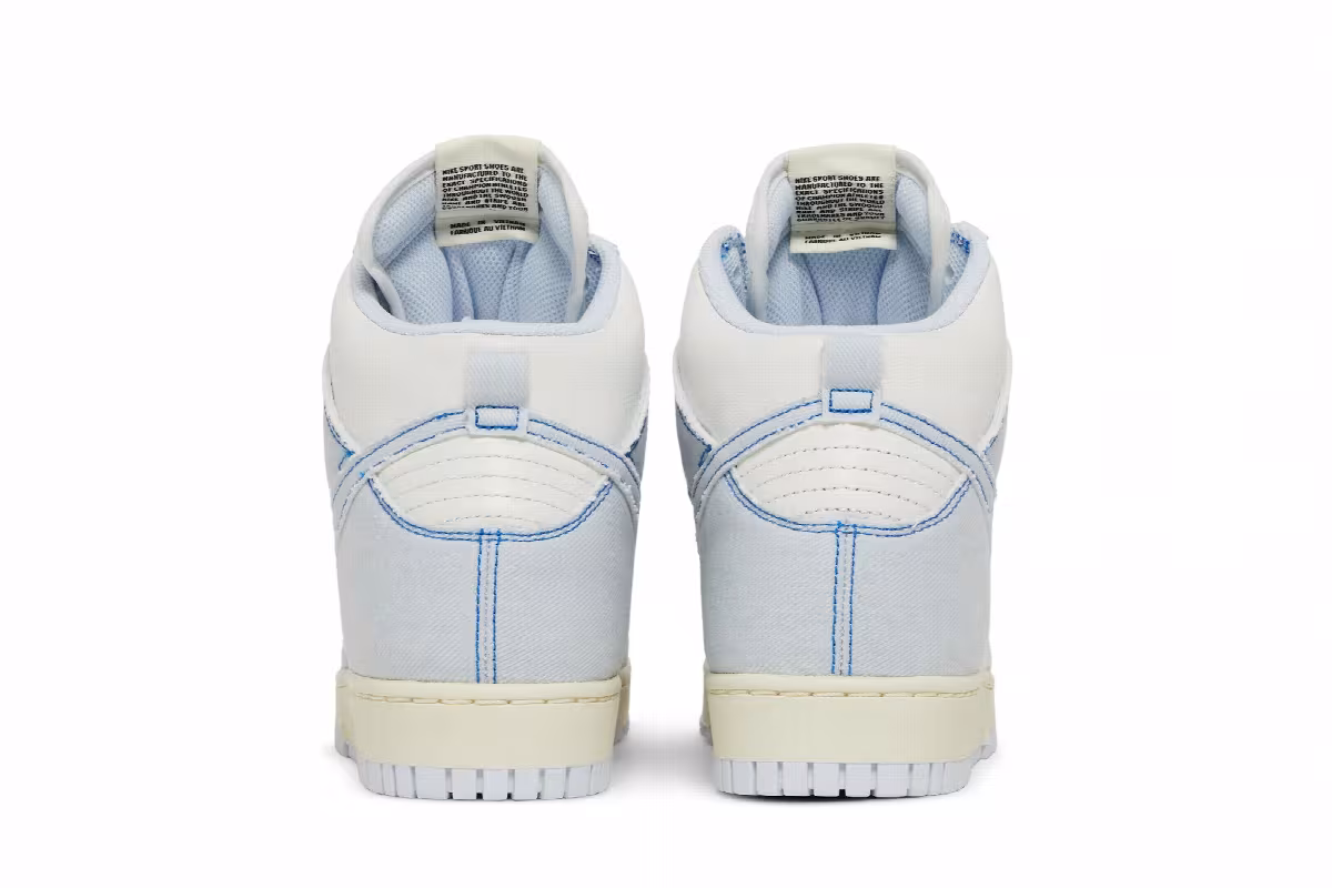 Nike Dunk High 1985 Blue Denim, view 7