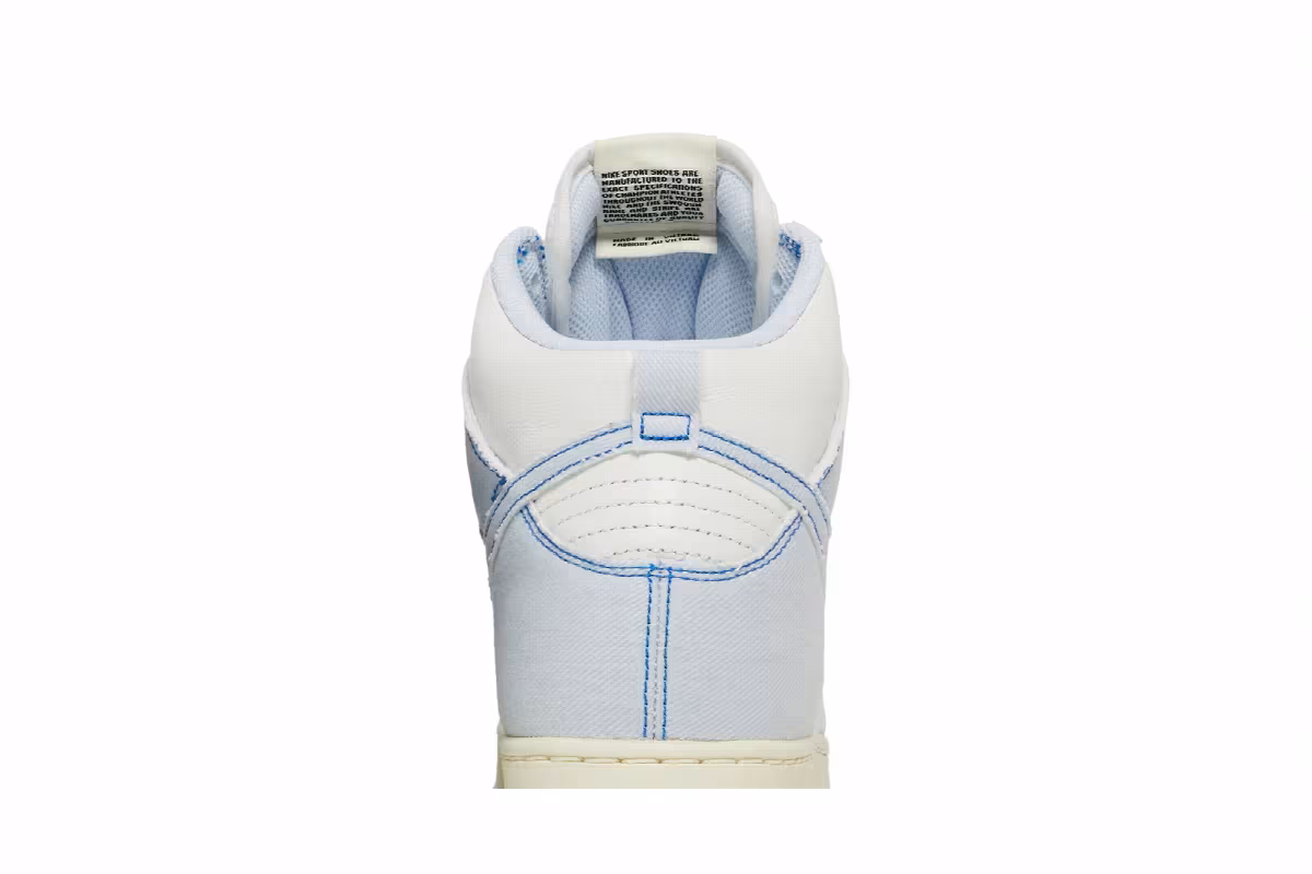 Nike Dunk High 1985 Blue Denim, view 8