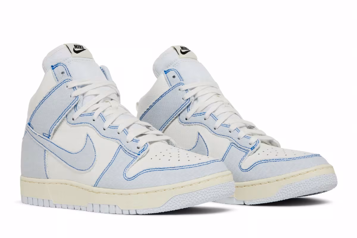 Nike Dunk High 1985 Blue Denim, view 9