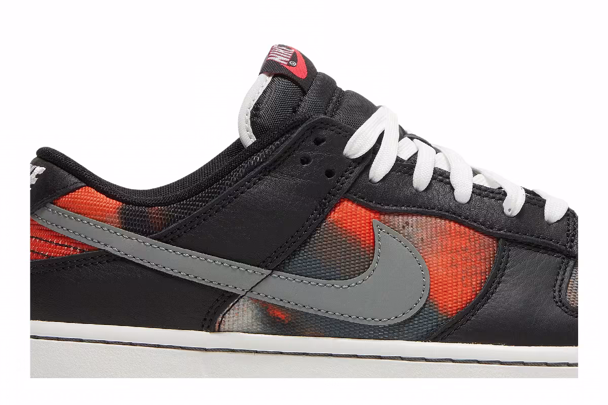 Nike Dunk Low Graffiti Pack - Black Red, view 3