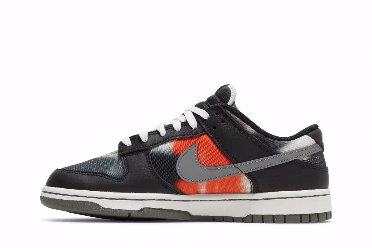 Nike Dunk Low Graffiti Pack - Black Red, view 4