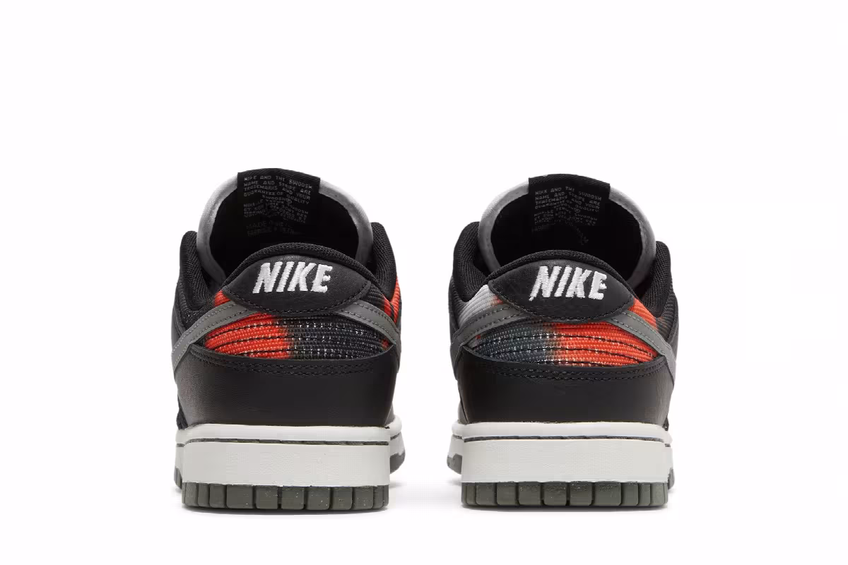 Nike Dunk Low Graffiti Pack - Black Red, view 7