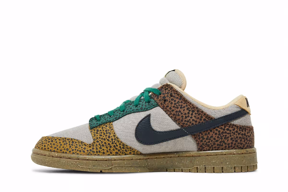 Nike Dunk Low Golden Moss, view 4