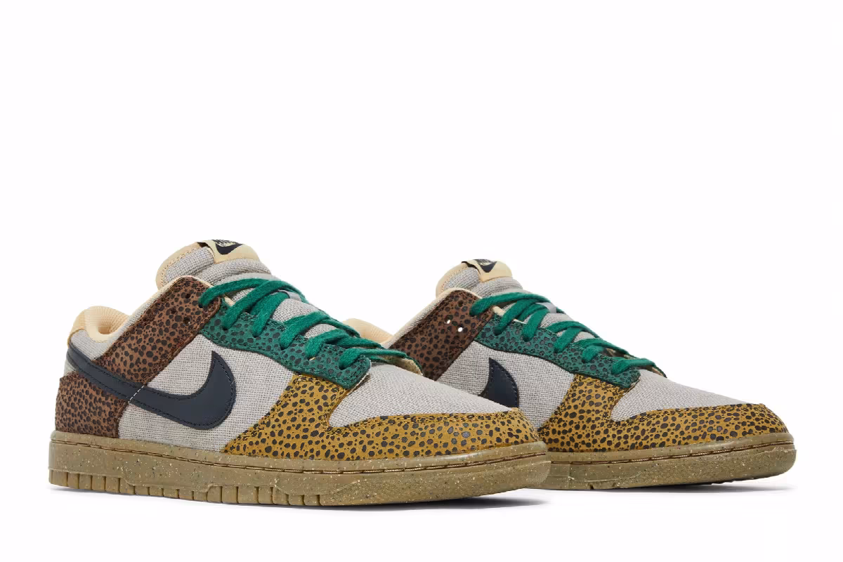 Nike Dunk Low Golden Moss, view 9
