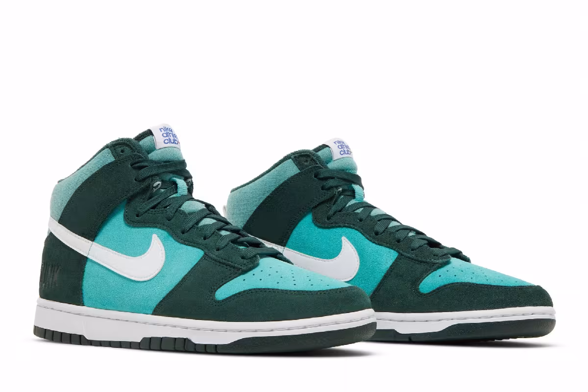 Nike Dunk High SE Athletic Club - Pro Green, view 9