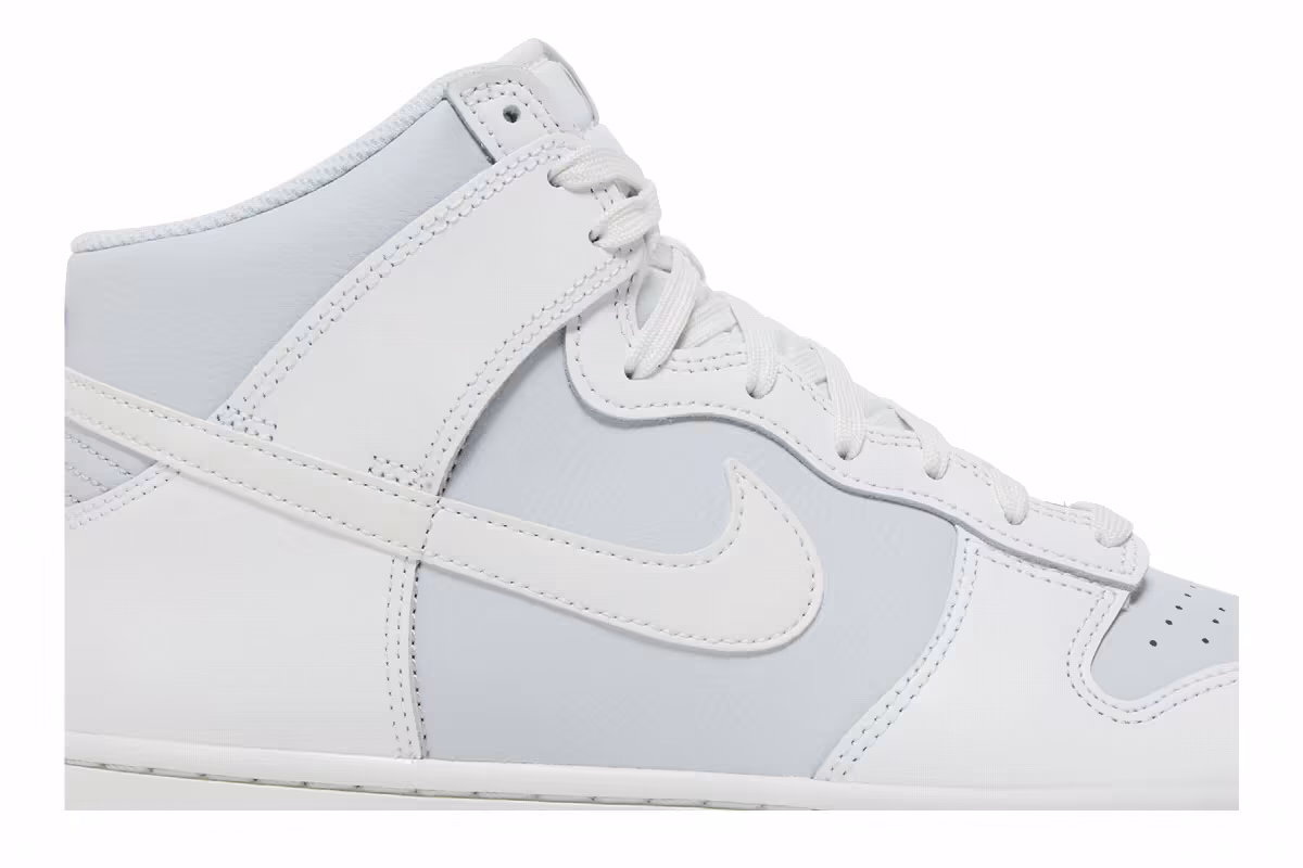 Nike Dunk High White Pure Platinum, view 3