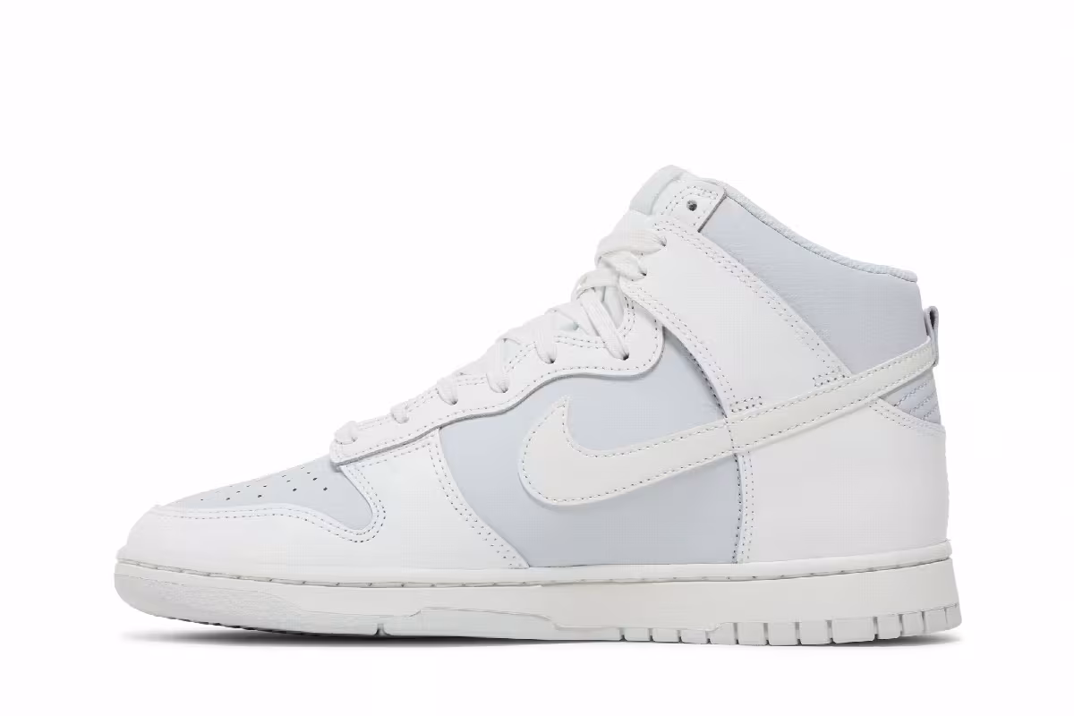 Nike Dunk High White Pure Platinum, view 4