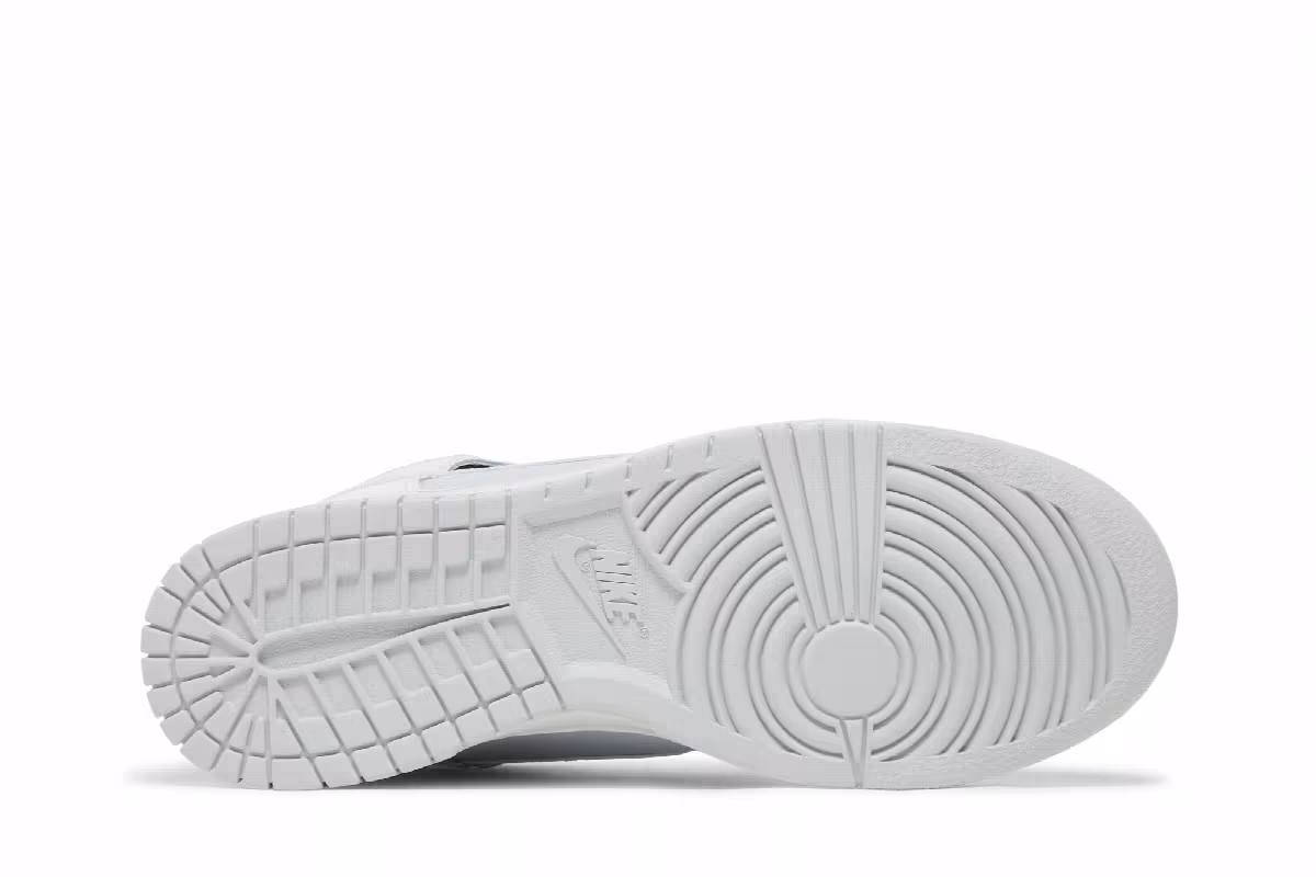 Nike Dunk High White Pure Platinum, view 5