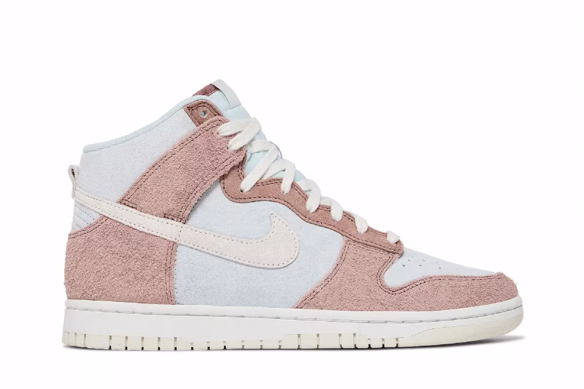 Nike Dunk High Fossil Rose, view 2