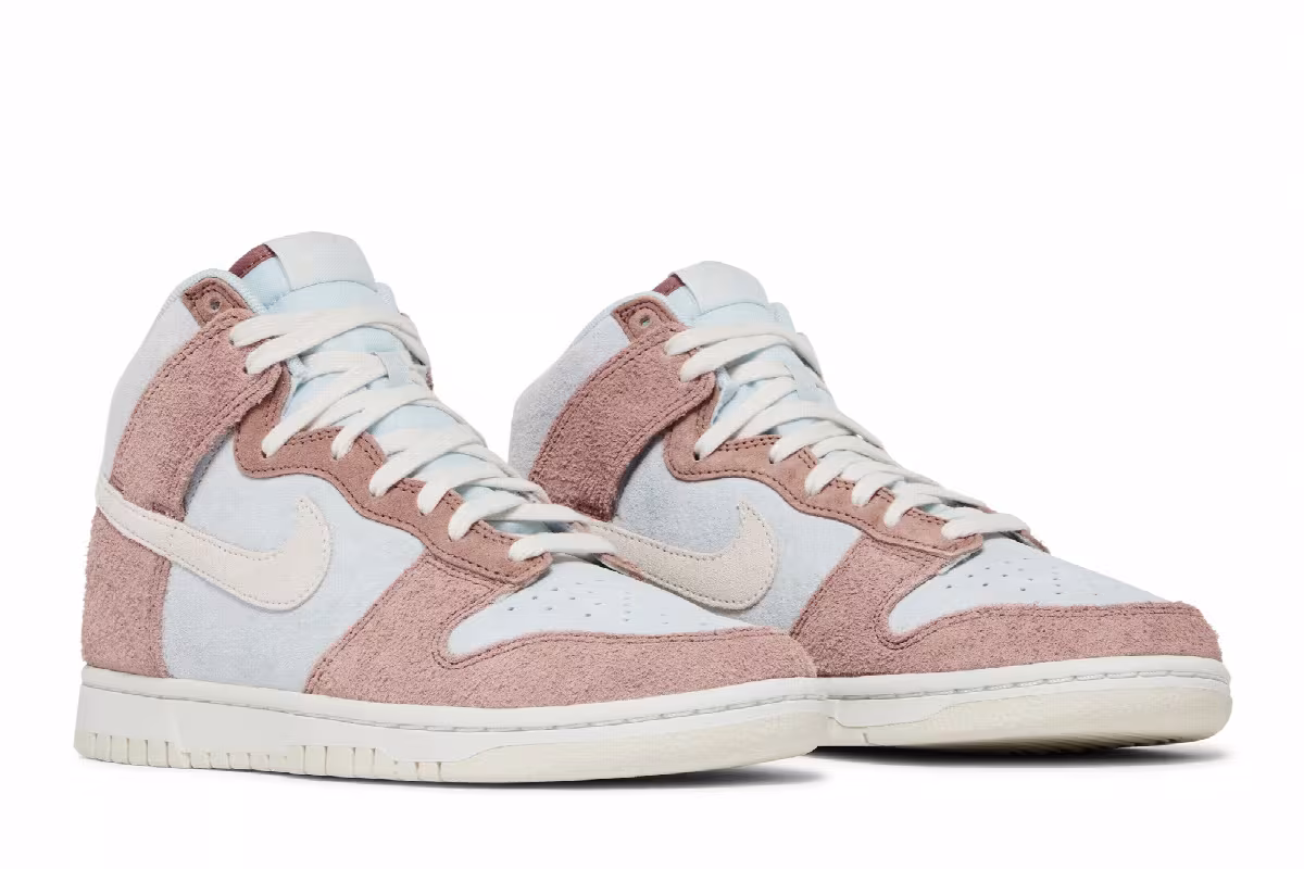 Nike Dunk High Fossil Rose, view 9
