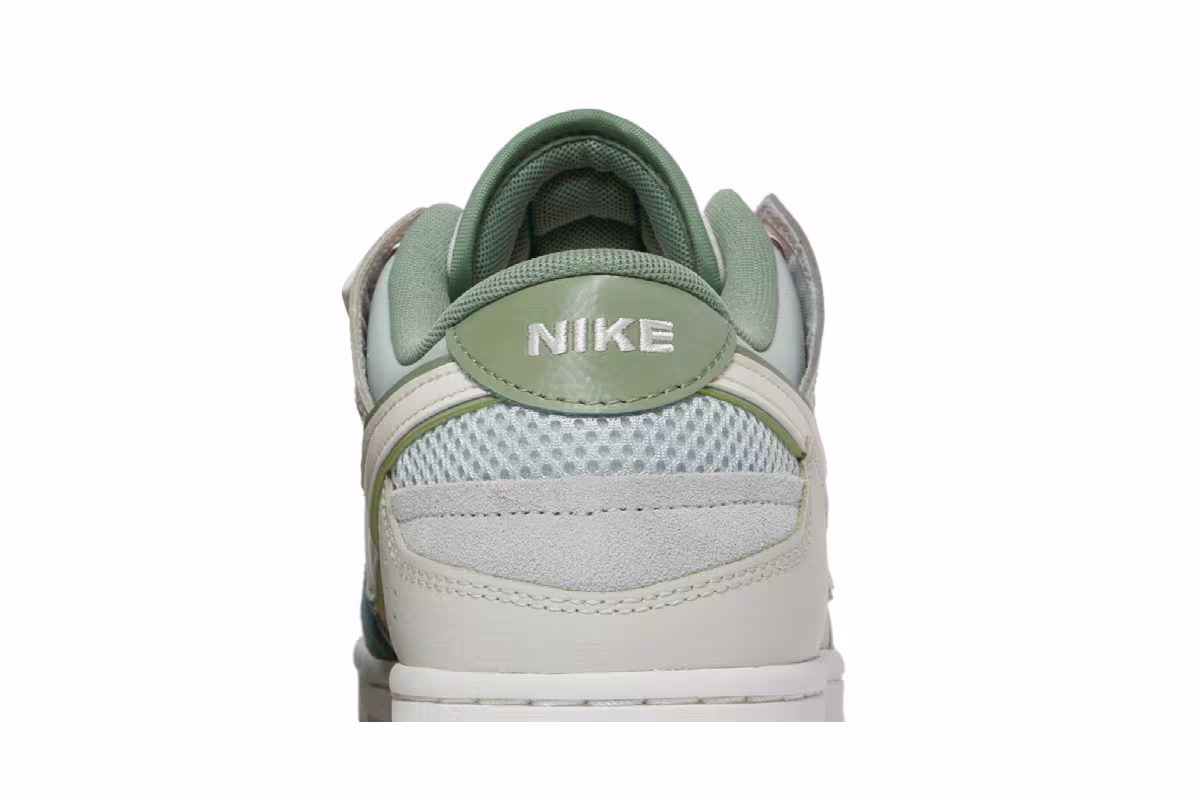 Nike Dunk Scrap SE Grey Haze Oil Green, view 8