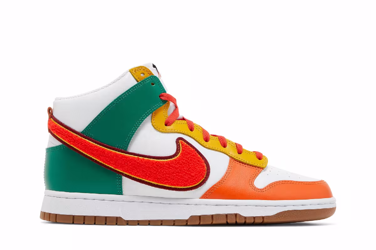 Nike Dunk High Chenille Swoosh, view 2