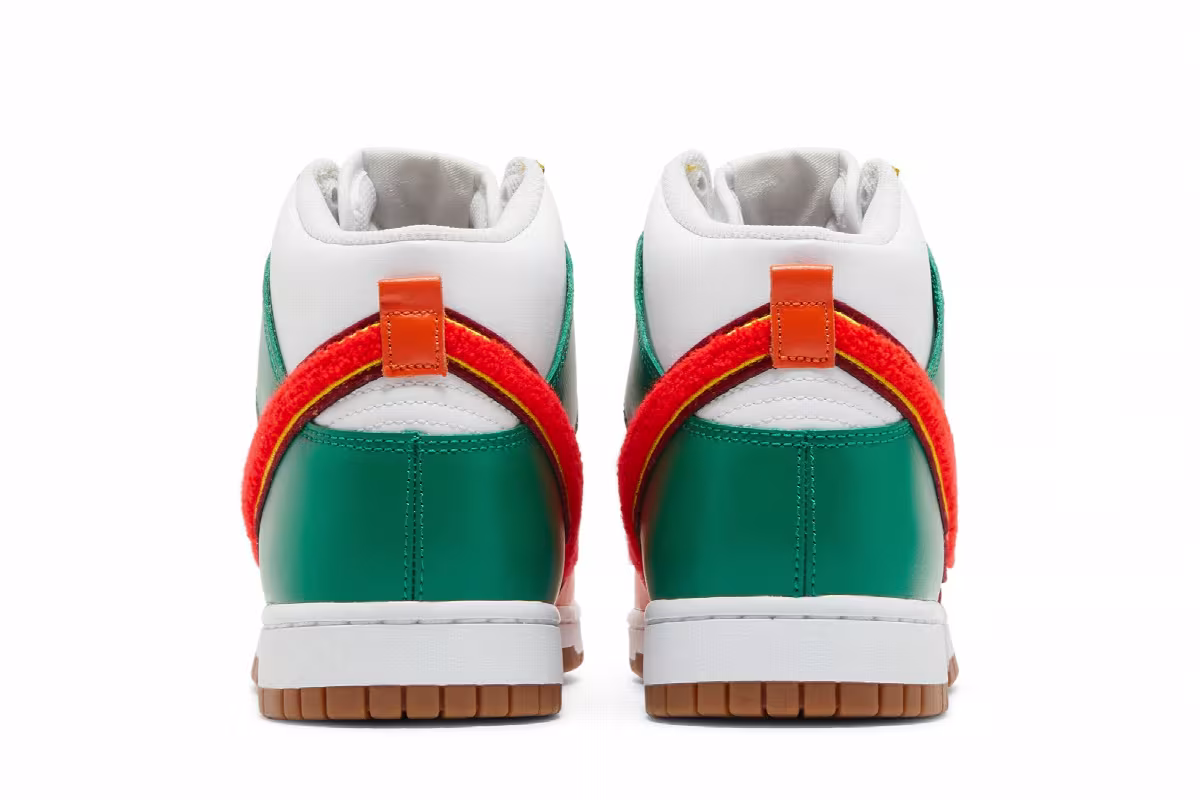 Nike Dunk High Chenille Swoosh, view 7