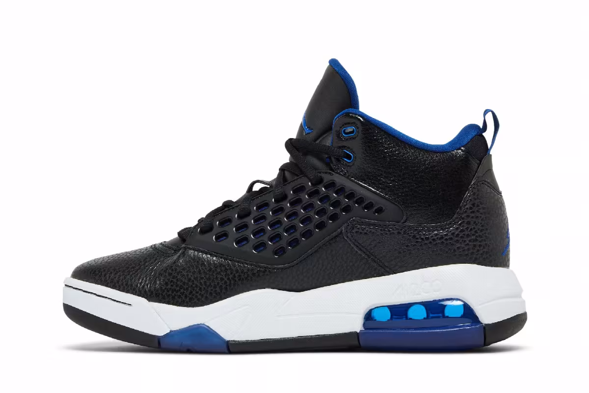 Air Jordan Maxin 200 Black Rush Blue, view 4