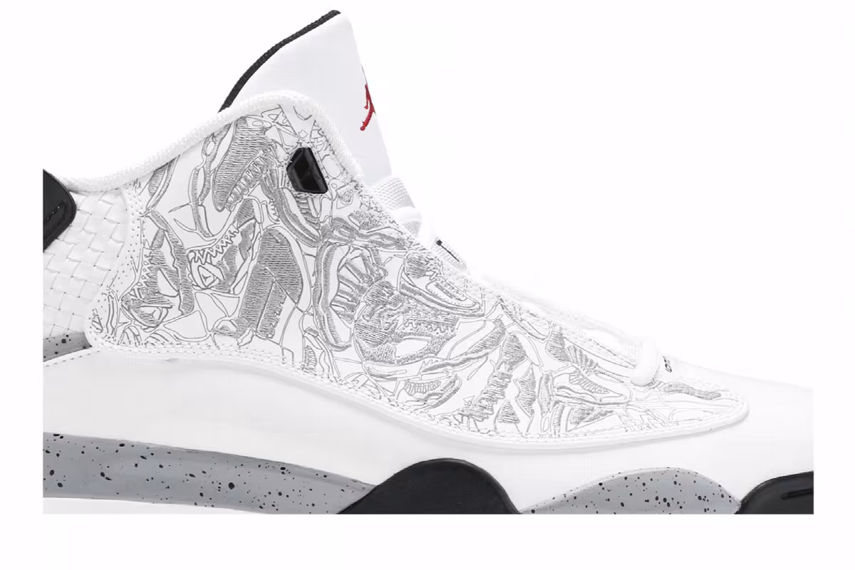 Air Jordan Dub Zero White Cement, view 3