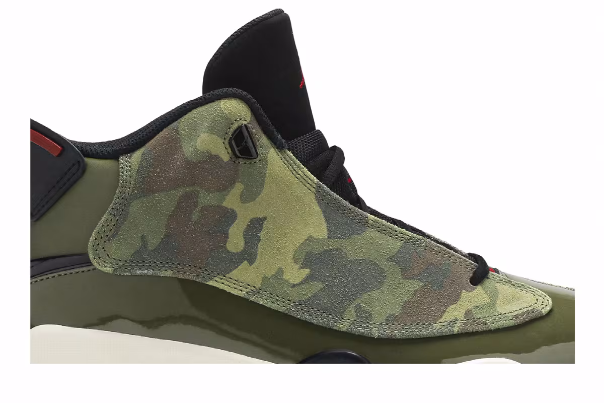 Air Jordan Dub Zero Olive Camo, view 3