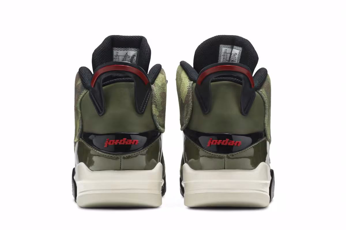 Air Jordan Dub Zero Olive Camo, view 7