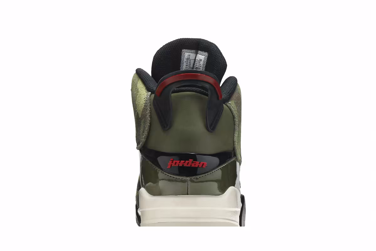 Air Jordan Dub Zero Olive Camo, view 8