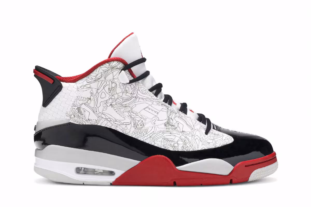 Air Jordan Dub Zero Varsity Red 2020, view 2